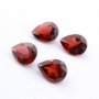 5Pcs Natural Red Garnet January Birthstone Pear Faceted Loose Gemstone Nature Semi Precious Stone DIY Jewelry Supplies 4150010