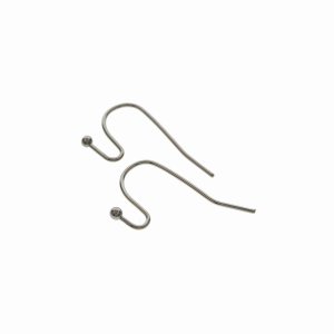 100Pcs 12x20MM Stainless Steel DIY Wire Hook Earrings Supplies 1702183