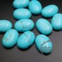 6pcs 13x18mm oval artifical blue turquoise stone cabochon DIY supplies findings 4120112