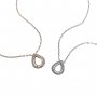 1Pcs 6X8MM Pear Bezel Halo Pave Pendant Settings Rose Gold Plated Solid 925 Sterling Silver Necklace 16Inches +2 Inches Extension DIY Gemstone Supplies 1431046