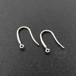 1Pair 18MM Long 925 Sterling Silver Earrings Hook DIY Supplies With 3MM Open Jumpring 1702160
