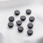 5Pcs 12MM Round Black Sandstone Cabochon,Dark Twinkle Stars Semi Precious Gemstone DIY Jewelry Supplies 4110187