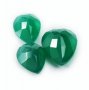 1Pcs Pear Faceted Dyed Green Agate Semi-precious Gemstone for DIY Jewelry Supplies 4150023