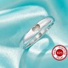 4MM Keepsake Breast Milk Resin Heart Bezel Ring Settings,Solid 925 Sterling Silver Ring,Minimalist Heart Ring,Stackable Ring,DIY Ring Supplies 1295055-1