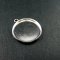 10pcs 20mm setting size simple silver plated round pendant charm bezel base DIY supplies 1411067