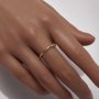 1PCS 1.2MM Wire 14K Gold Filled Wave Ring,Minimalist Ring,Gold Filled Wavelet Ring,Stackable Ring,DIY Ring Supplies 1294738
