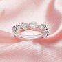 2MM Keepsake Breast Milk Resin Round Bezel Ring Settings,Solid Back Infinity 925 Sterling Silver Birthstone Ring,Art Deco Ring,DIY Ring Supplies 1294715