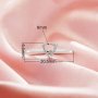 Triangle Prong Ring Settings,Solid 14K 18K Gold Ring,Minimalist Triangle Ring,DIY Ring Supplies For Gemstone 1295093