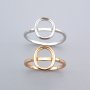 8x10MM Oval Ring Settings Solid 925 Sterling Silver Rose Gold Plated Set Size DIY Ring Bezel for Cabochon Gemstone Supplies 1224080