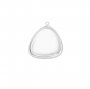 22MM Triangle Bezel Stainless Steel Pendant Settings,Yellow Gold Silver Pendant Charm,Minimalist Triangle Pendant,DIY Pendant Supplies 1431528