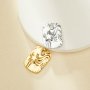 9MM Keepsake Breast Milk Resin Star Bezel Pendant Settings,Yellow Gold Plated Stainless Steel Star Pendant Charm,DIY Pendant Blank 1431442