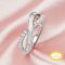 Keepsake Breast Milk Resin Channel Ring Settings,Infinity Solid Back Solid 14K 18K Gold Ring,Pave Moissanite Stone Ring,DIY Ring Supplies 1294729