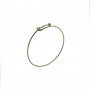 1Pcs Vintage Style Brass Gold Silver Bronze Plated Screwed Ball Ends Bracelet Bangle DIY Beading Supplies 1900239