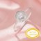 Keepsake Breast Milk Resin Round Channel Ring Settings,Birthstone Solid 9K 14K 18K Gold Ring,Simple Round Ring,DIY Ring Supplies 1212122