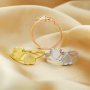 6MM Keepsake Breast Milk Resin Heart Bezel Ring Settings,Solid 925 Sterling Silver Rose Gold Plated Ring,DIY Ring Supplies 1294598