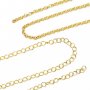 0.5Meter Cable Round Chain Necklace,14k Gold Filled Necklace Chain,Simple Necklace Chain,DIY Necklace Supplies 1325011