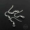 10Pcs 18.9MM Solid 925 Sterling Silver Hook Earrings DIY Supplies Findings 1702159