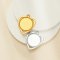 Keepsake Breastmilk Stainless Steel Round Bezel Pendant,Art Deco Round Pendant Charm,Silver Gold Pendant,DIY Pendant Supplies 1411441