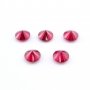 1Pcs Lab Created Round Ruby July Birthstone Red Faceted Loose Gemstone DIY Jewelry Supplies 4110166
