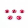 5Pcs Lab Created Round Ruby July Birthstone Red Faceted Loose Gemstone DIY Jewelry Supplies 4110166