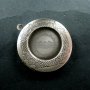 5pcs 20mm setting size vintage brass antique silver locket pendant,photo locket,round locket 1113001