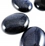 2pcs 30x40mm oval deep blue shining bule star sandstone gemstone cabochon 4120018