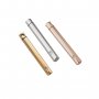 1Pcs 5x45MM Stainless Steel Rose Gold Silver Plated Perfume Container Vial Wish DIY Pendant Charm 1800512