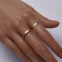 1PCS 14K Gold Filled Slim Band Ring,Initial Stamping Ring,Tiny Minimalist Ring,Stackable Ring,DIY Ring Supplies 1294731