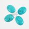 10pcs 18x25mm dyed color oval blue turquoise stone cabochon DIY supplies 4120013