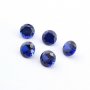 5Pcs Lab Created Round Sapphire September Birthstone Blue Faceted Loose Gemstone DIY Jewelry Supplies 4110167
