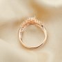 6x8MM Oval Prong Ring Settings Stackble Solid 925 Sterling Silver Rose Gold Plated Ring Blank Wedding Band Stacker For Gemstone 1294463