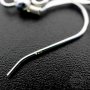 10Pcs 18.9MM Solid 925 Sterling Silver Hook Earrings DIY Supplies Findings 1702159