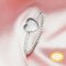 Keepsake Breast Milk Resin Heart Bezel Ring Settings,Solid 14K 18K Gold Ring,Simple Twist Bezel Ring,DIY Ring Supplies For Gemstone 1294718