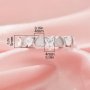 4MM Full Band Keepsake Breast Milk Resin Heart Bezel Ring Settings,Solid 925 Silver Ring,Heart Ring,DIY Ring Supplies For Gemstone 1294938