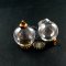 6pcs 20mm round bulb vial glass bottle with 12mm open mouth DIY pendant charm supplies 1810292