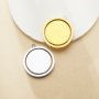 20MM Round Bezel Keepsake Breast Milk Resin Pendant Settings,Stainless Steel Rotatable Pendant Charm,DIY Pendant Supplies 1411474