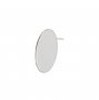 Oval Stainless Steel Studs Earrings Bezel Settings,Simple Oval Earrings,DIY Earrings Blank Supplies 1706227