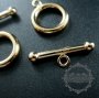 1set 2x12mm ring 18.7mm bar 14K gold filled high quality color not tarnished toggle bar set DIY jewelry bracelet necklace chain supplies findings 1552001