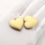 5pcs 28MM Plain Heart Photo Locket,Vintage Style Bronze Plated Brass Heart Pendant,Memory Gift,DIY Pendant Charm Supplies 1130007