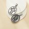 Stainless Steel Praying Hands Cross Pendant,Oval Cross Praying Hands Signet Pendant,Men's Silver Pendant Charm,DIY Pendant Supplies 1431465