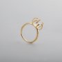 1Pcs Irregular Stone Prong Claw Bezel 925 Sterling Silver Rose Gold Adjustable Ring Settings DIY Supplies Findings 1294147