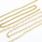 0.5Meter Cable Round Chain Necklace,14k Gold Filled Necklace Chain,Simple Necklace Chain,DIY Necklace Supplies 1325011