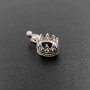 1Pcs 8X10MM Oval Crown Bezel Settings With Cz Stone Bail Solid 925 Sterling Silver DIY Pendant Charm Tray 1421092