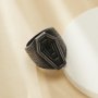 Coffin Stainless Steel Ring,Stainless Steel Coffin Baptism Ring,Religious Ring,Men's Ring,DIY Ring Supplies 1295006