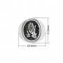 Praying Hands Stainless Steel Ring,Engraved Hand Signet Stainless Steel Ring,Men's Ring,DIY Ring Supplies 1295009