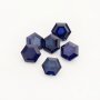 1Pcs Hexagon Cut Sapphire Faceted Stone Lab Created,September Birthstone,Deep Blue Faceted Loose Gemstone,DIY Jewelry Supplies 4160062