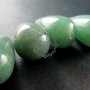 4pcs 15x30mm water drop shape green aventurine jasper jade half drilled loose beads for DIY pendant charm supplies 3000033