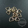 10pcs 22gauge 0.64x5mm 14K gold filled high quality color not tarnished triangle jump ring DIY jewelry supplies findings jumpring 1545010