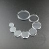 50pcs 12mm round flat transparent glass cabochon DIY supplies 4110152-2