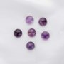 5Pcs 10MM Round Amethyst Cabochon,February Birthstone, Purple Semi Precious Gemstone DIY Jewelry Supplies 4110191